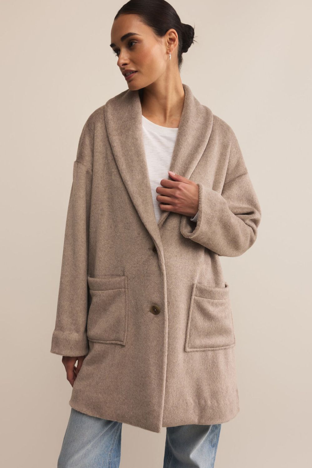 ZSupply Lennon Heathered Coat