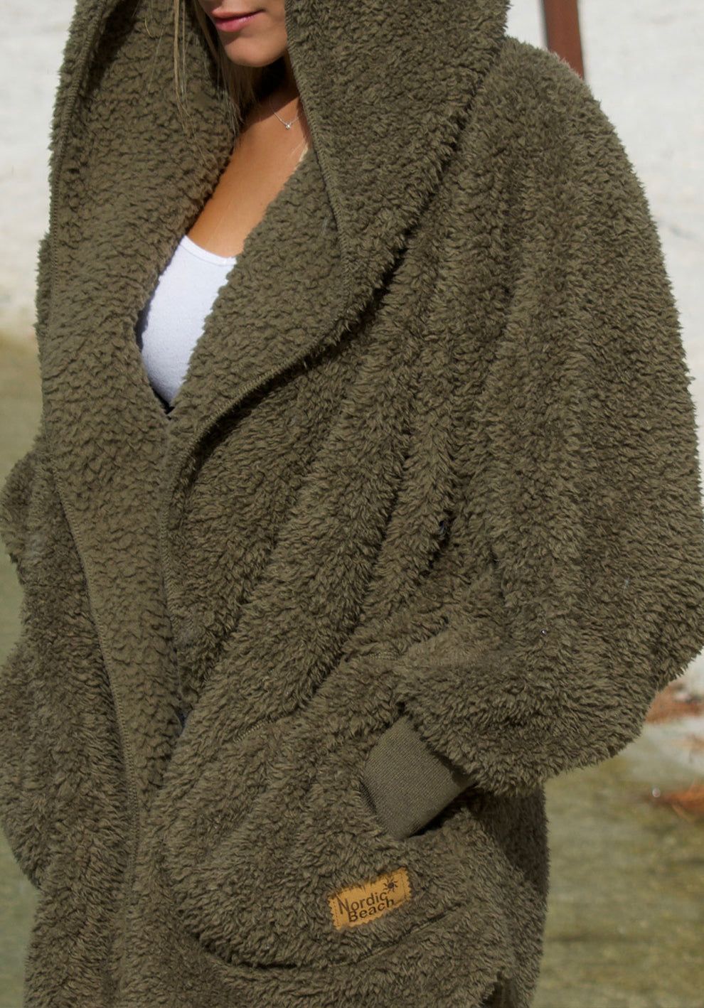 Nordic Beach Fuzzy BodyWrap Jacket