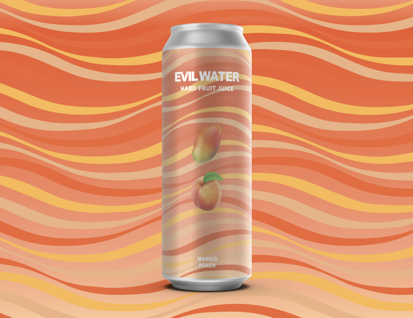 Evil Water Mango Peach 4pk