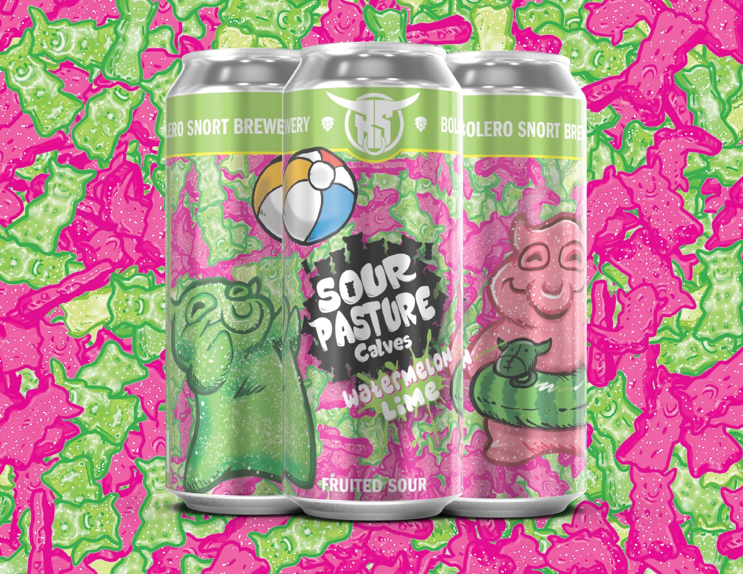 Sour Pasture Calves: Watermelon Lime | 4pk