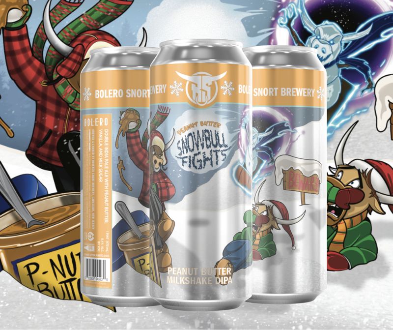 Peanut Butter Snowbull Fights | 4pk Peanut Butter Snowbull Fights | 4pk