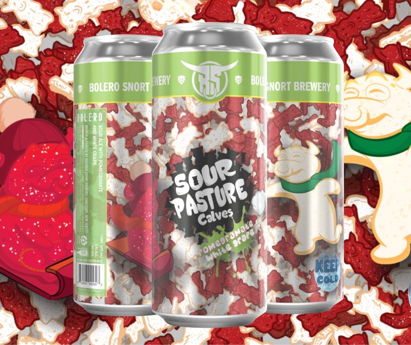Sour Pasture Calves: Pomegranate White Grape | 4pk