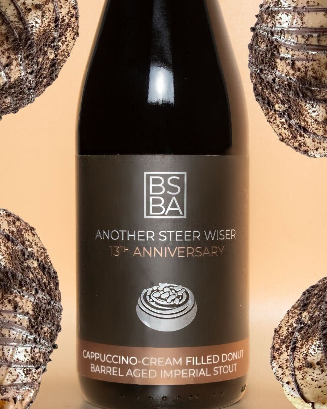 Another Steer Wiser: Cappucino-Cream Filled Donut | 500ml Bottle