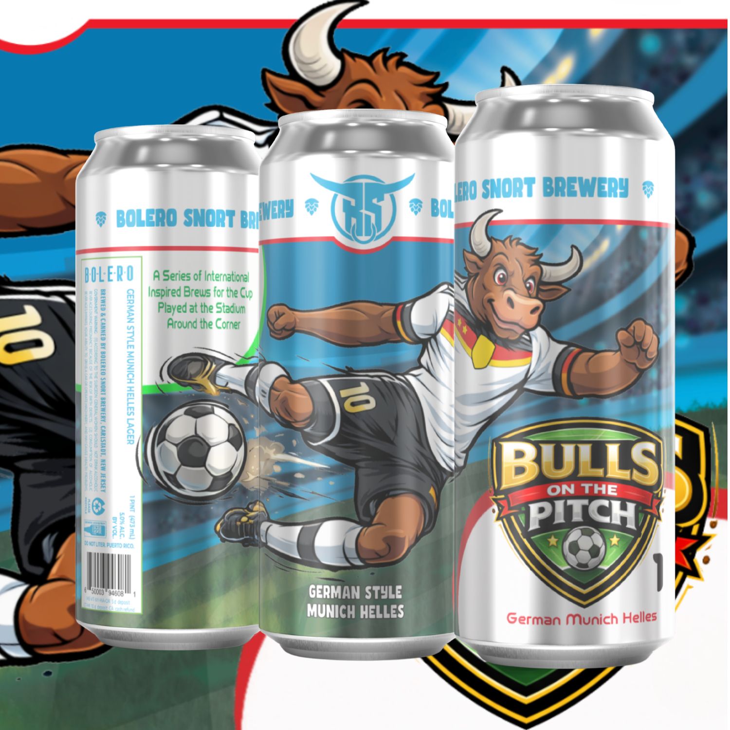 Bulls On The Pitch | 4pk