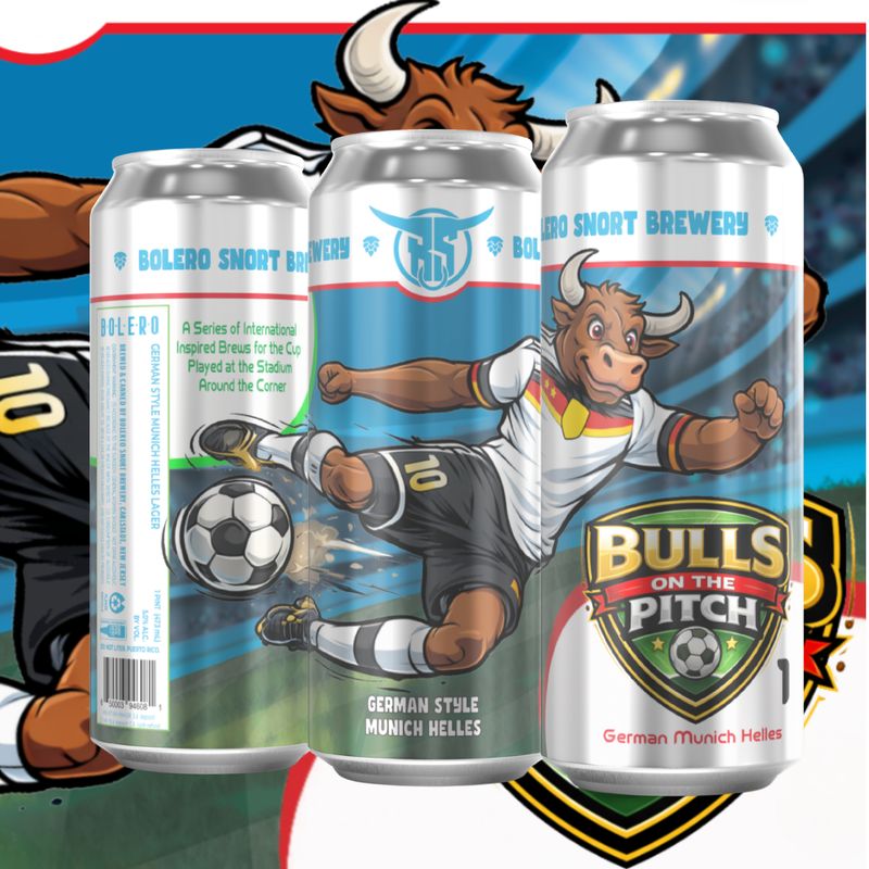Bulls On The Pitch | 4pk