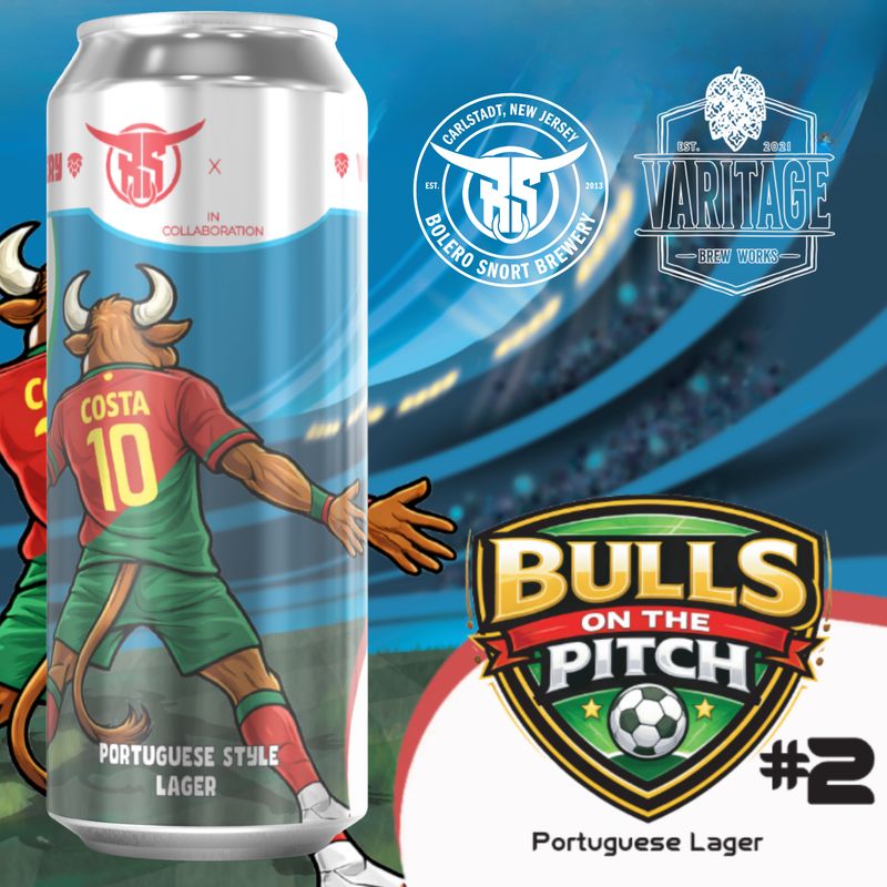 Bulls On The Pitch: Poirtuguese Lager | 4pk