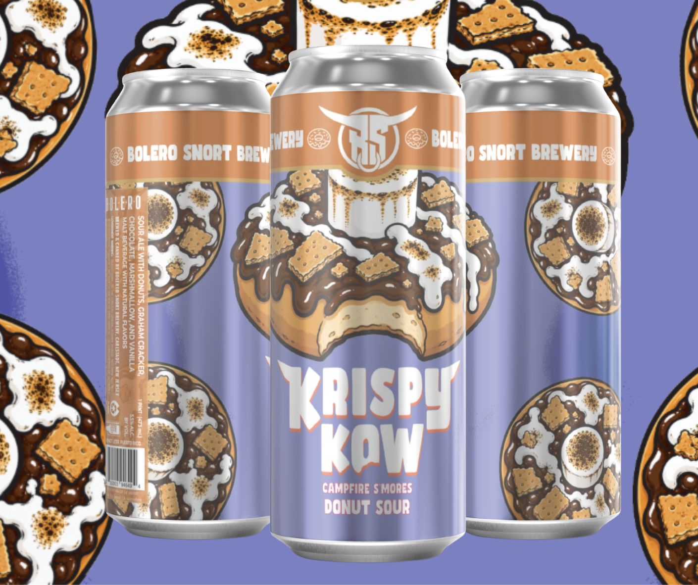 Krispy Kow: Campfire S'mores Donut Sour | 4pk Krispy Kow: Campfire S'mores Donut Sour | 4pk