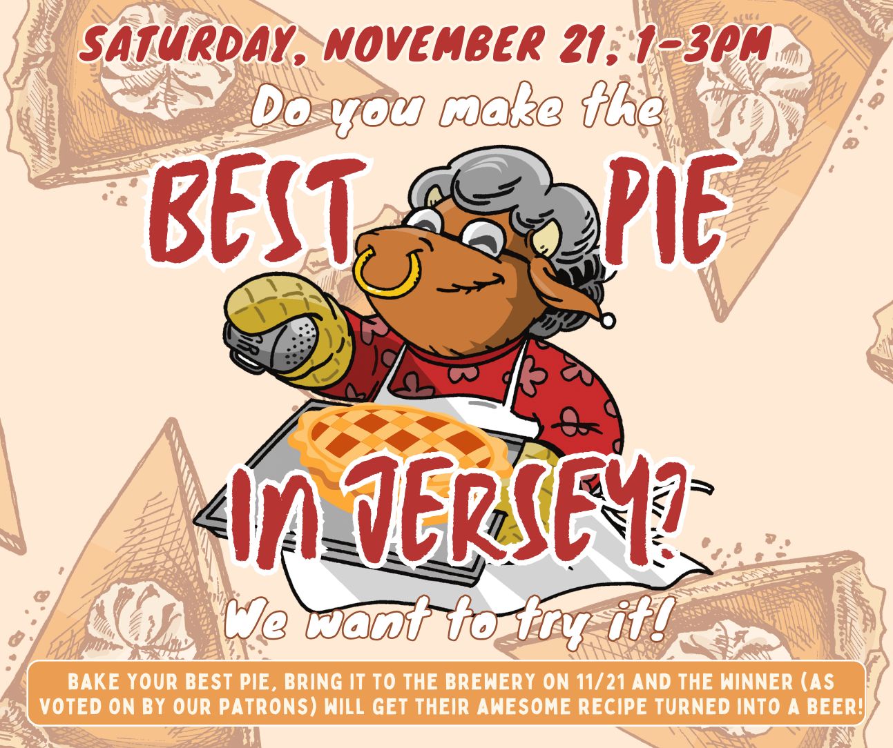 Bolero Snort Pie Contest Entry | 11/21