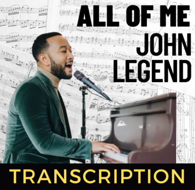 All Of Me (John Legend) EASY Piano Sheet Music
