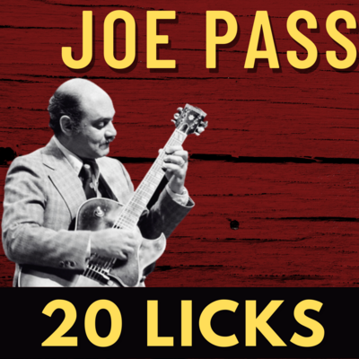 20 Joe Pass 2-5-1 Licks with TABS