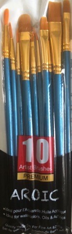 Brush Set 10 Piece Short Handle Brush Set 10 Piece Short Handle