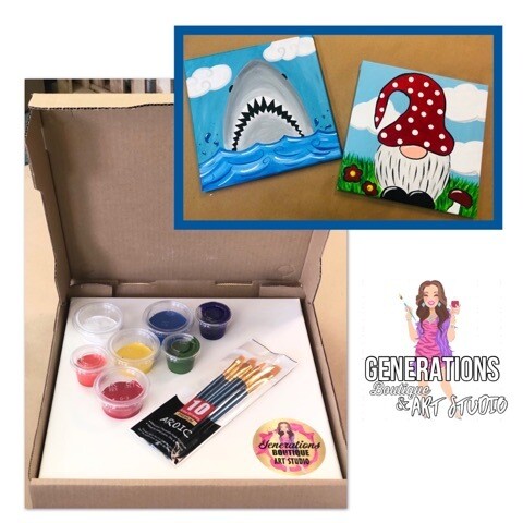 Paint Kit Shark and Gnome Paint Kit Shark and Gnome