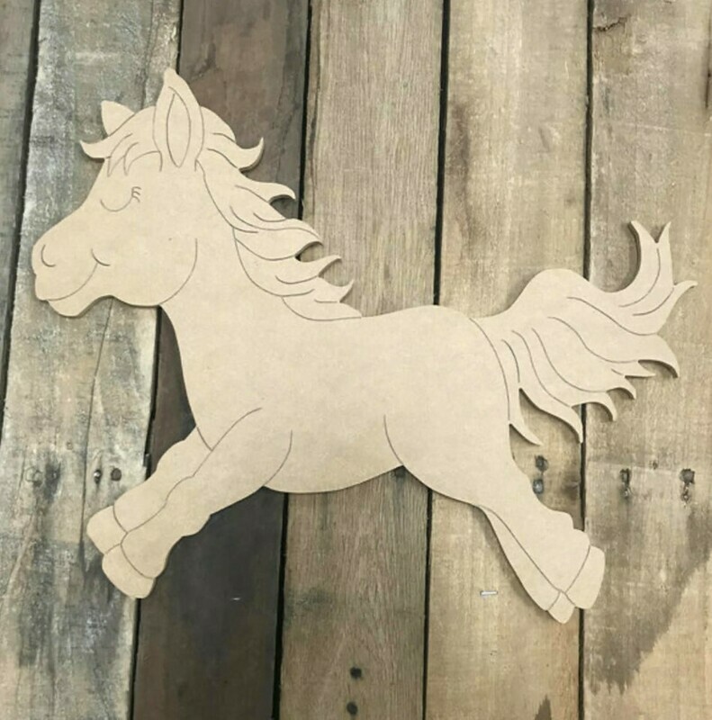 Paint by Line Horse 10"
