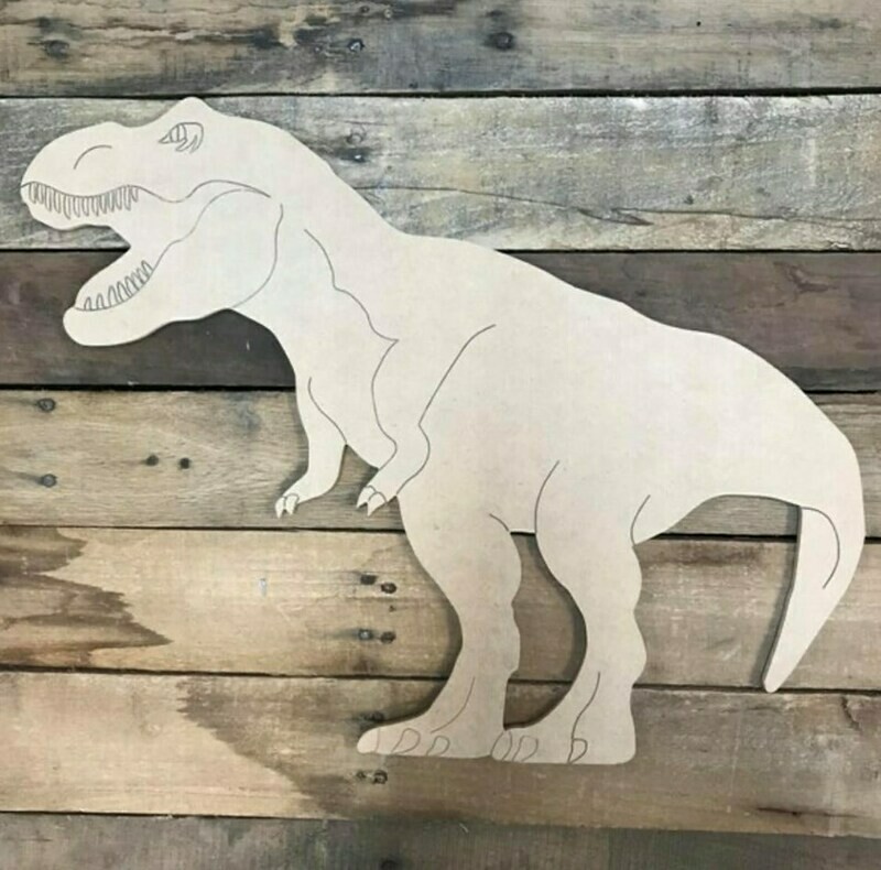 Paint by Line T Rex 10"
