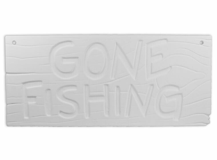 Gone Fishing Plaque Gone Fishing Plaque