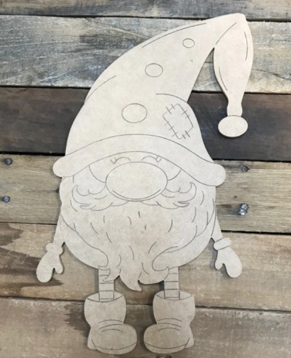 Paint by Line Gnome with Boots 10"
