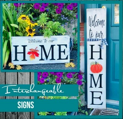 Interchangeable HOME Signs TAKE HOME KIT