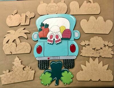 11 Piece Interchangeable 18 11 Piece Interchangeable 18" Truck Set