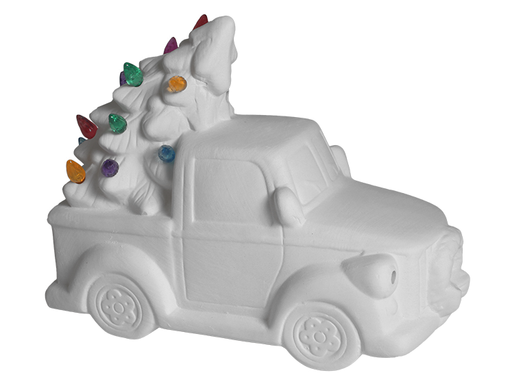 Light Up Truck with Tree Light Up Truck with Tree