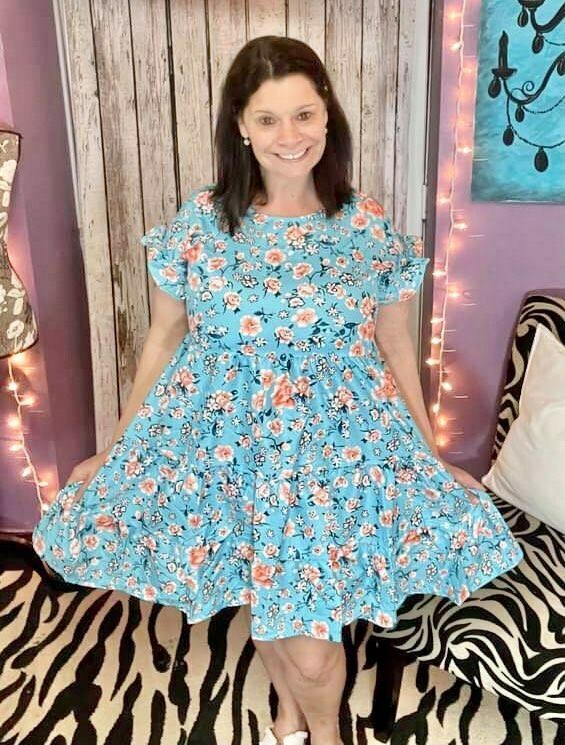 Floral Ruffle Dress Floral Ruffle Dress