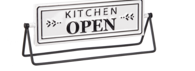 Kitchen Open/Closed Spinning Sign