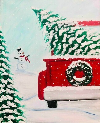 Jolly Truck Paint and Sip December 1st