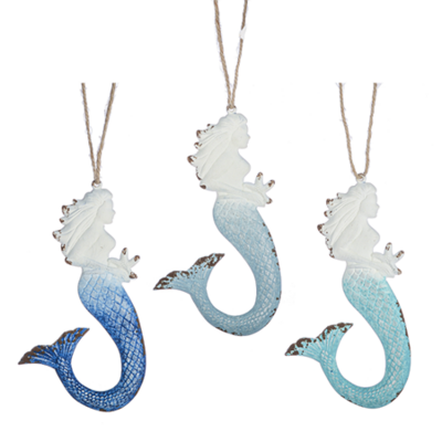 Ombre Mermaid Ornaments