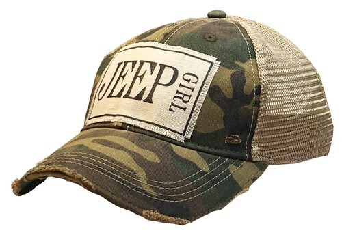 JEEP GIRL Snarky Trucker Hat camo
