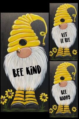 Bee Gnome Paint and Sip