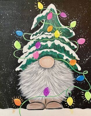 Light It Up Gnome Paint and Sip December 10th