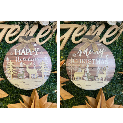 Cozy Cabin Light Up Hanging Signs 11.5”
2 Options