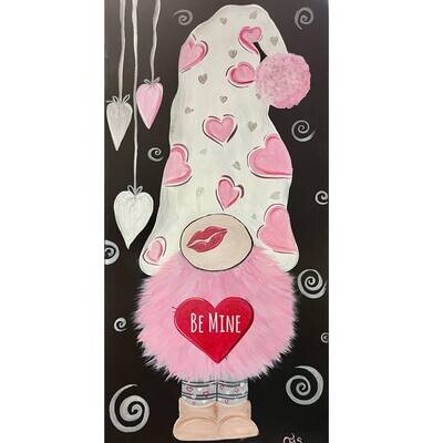 Be Mine Gnome Paint and Sip February 4th