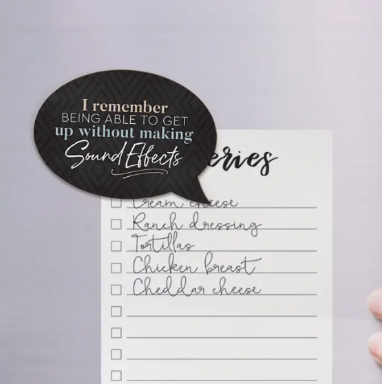 I Remember Being Able To Get Up Without Word Bubble Magnet
