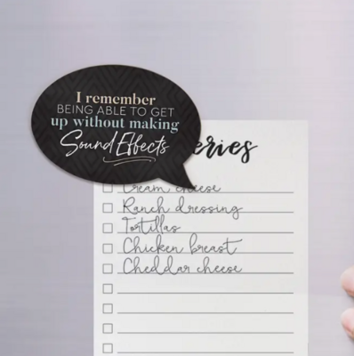 I Remember Being Able To Get Up Without Word Bubble Magnet
