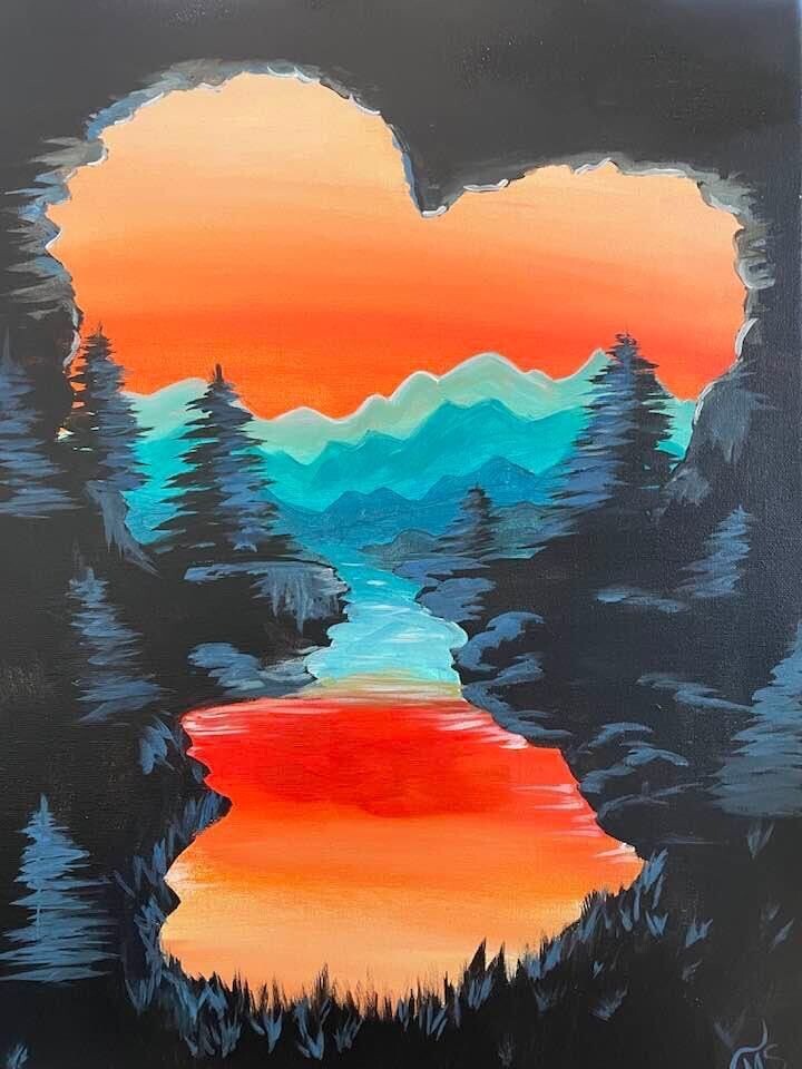 Sunset Gazing Paint and Sip April 29th
