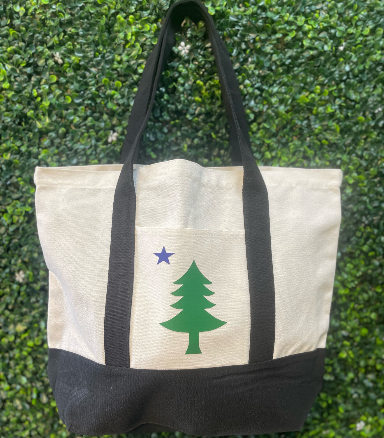 Original Maine Flag Canvas Tote Bag

