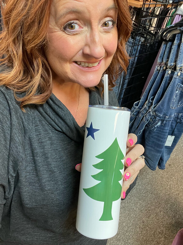 Original Maine Flag Stainless Tumbler
