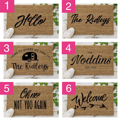 Custom Doormat DIY Kit - Local Pick Up Only
