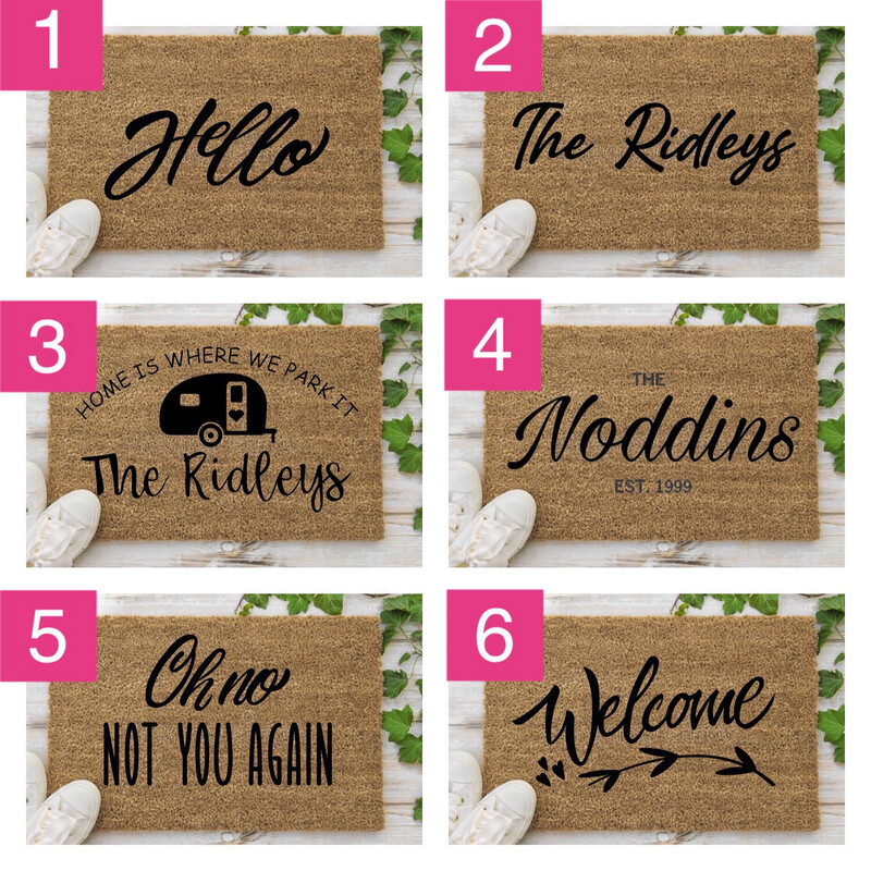 Custom Doormat Workshop August 29th
