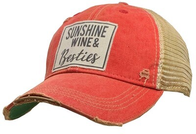 Sunshine Wine and Besties Trucker Hat Sunshine Wine and Besties Trucker Hat