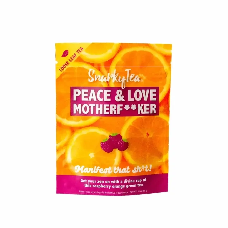 Snarky Tea LOOSE LEAF Peace & Love Motherf*cker Snarky Tea LOOSE LEAF Peace & Love Motherf*cker