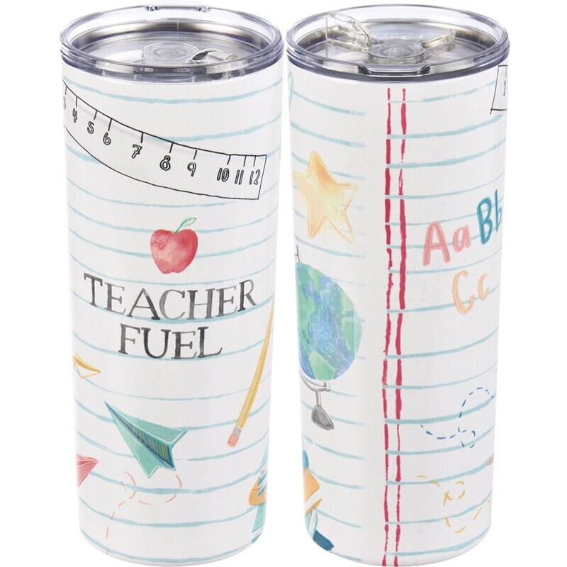 Teacher Fuel Coffee Tumbler
