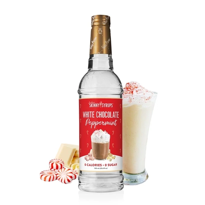 Skinny Syrup Sugar Free White Chocolate Peppermint Syrup