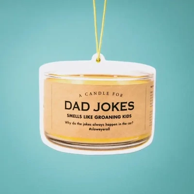 Funny Car Air Freshener - Dad Jokes Orange You Glad Scent