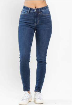 JUDY BLUE - High Waist Thermal Skinny Jeans