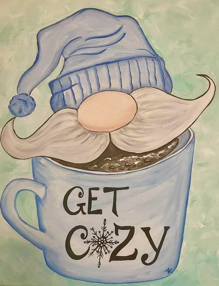 Get Cozy Gnome Paint and Sip February 17th