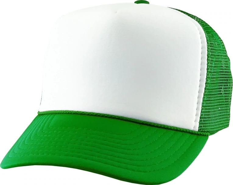 Foam Front Trucker Hat - Kelly Green