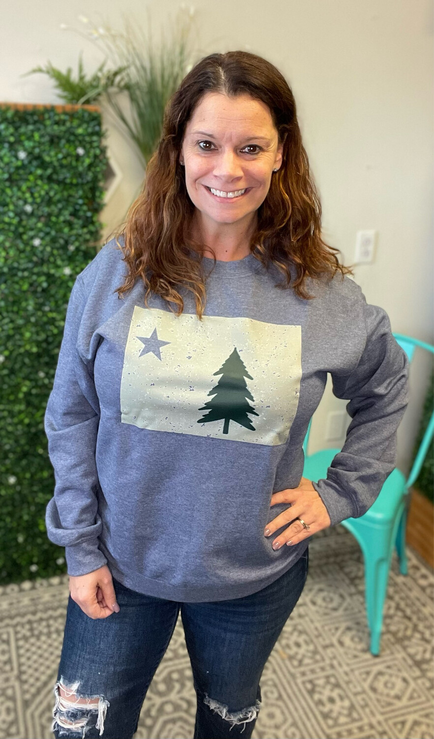 Unisex Navy Original Maine Vacationland Sweatshirt
