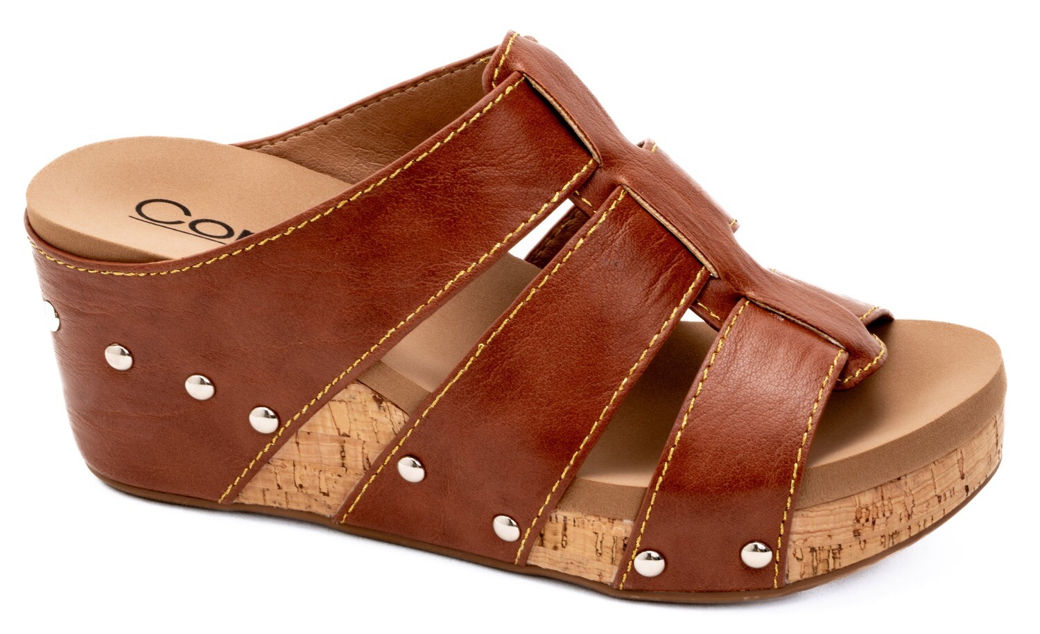 Corkys Catch Of The Day Wedge Sandal - Whiskey
