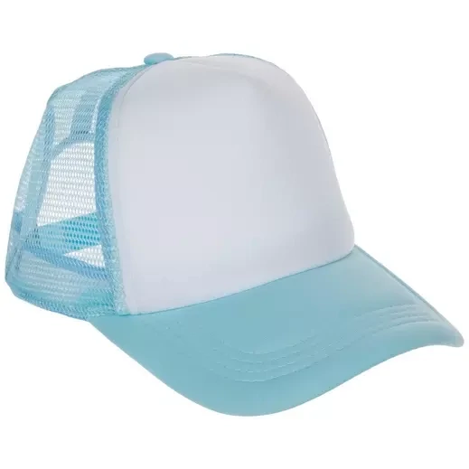 Foam Front Trucker Hat - Light Blue
